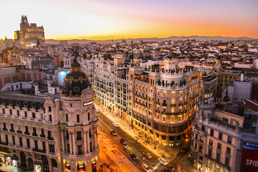 Barcelona al atardecer