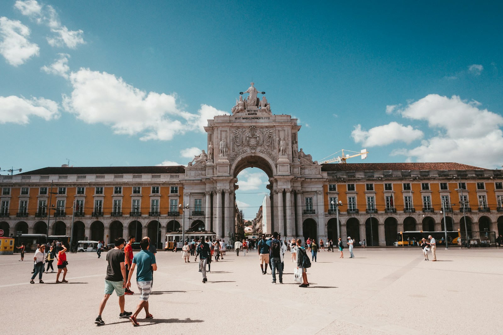 El Arco de la Rua Augusta en Lisboa